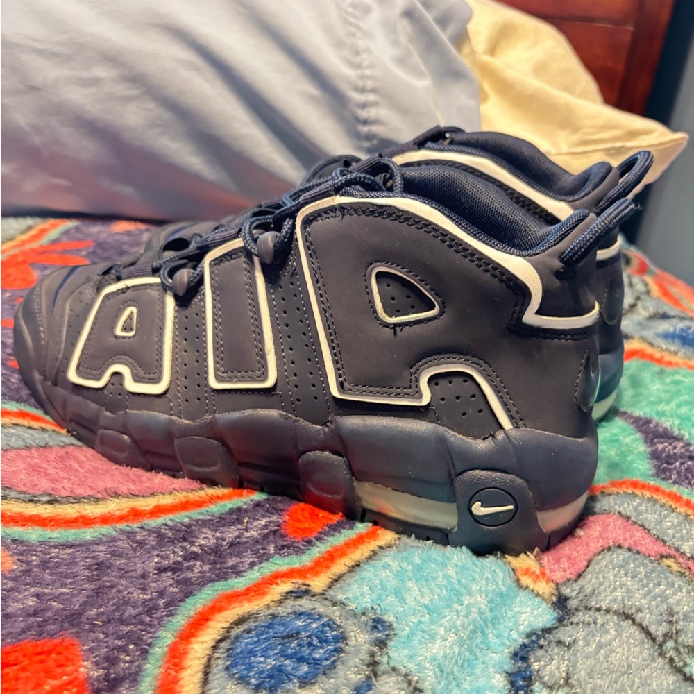 Nike Air More Uptempo Black Shoes